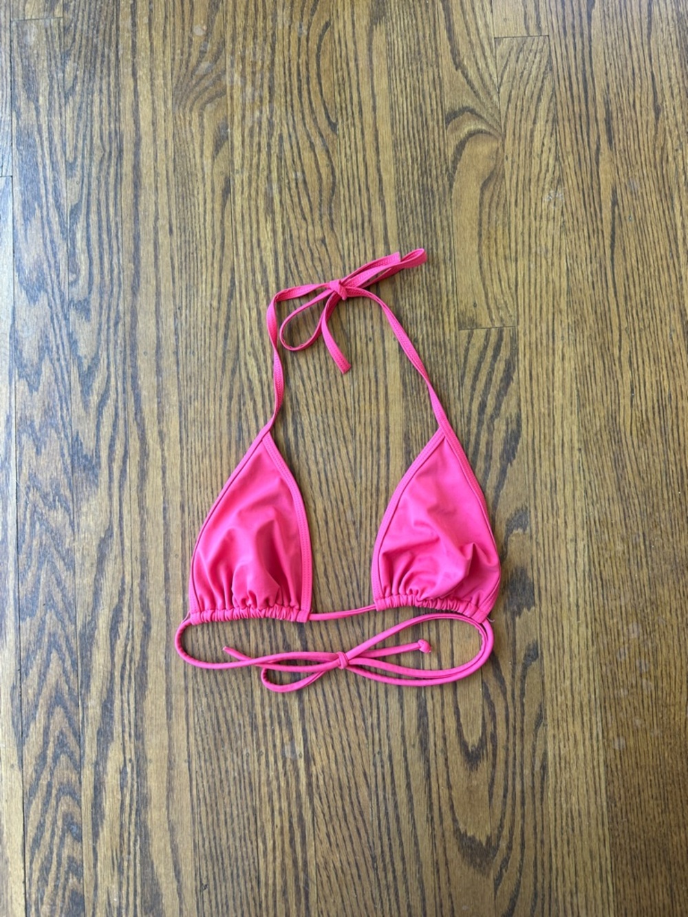 Victoria’s Secret Bright Pink Triangle Swim Top